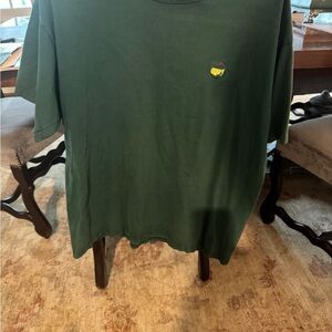 Men’s XL Master’s logo green t shirt.